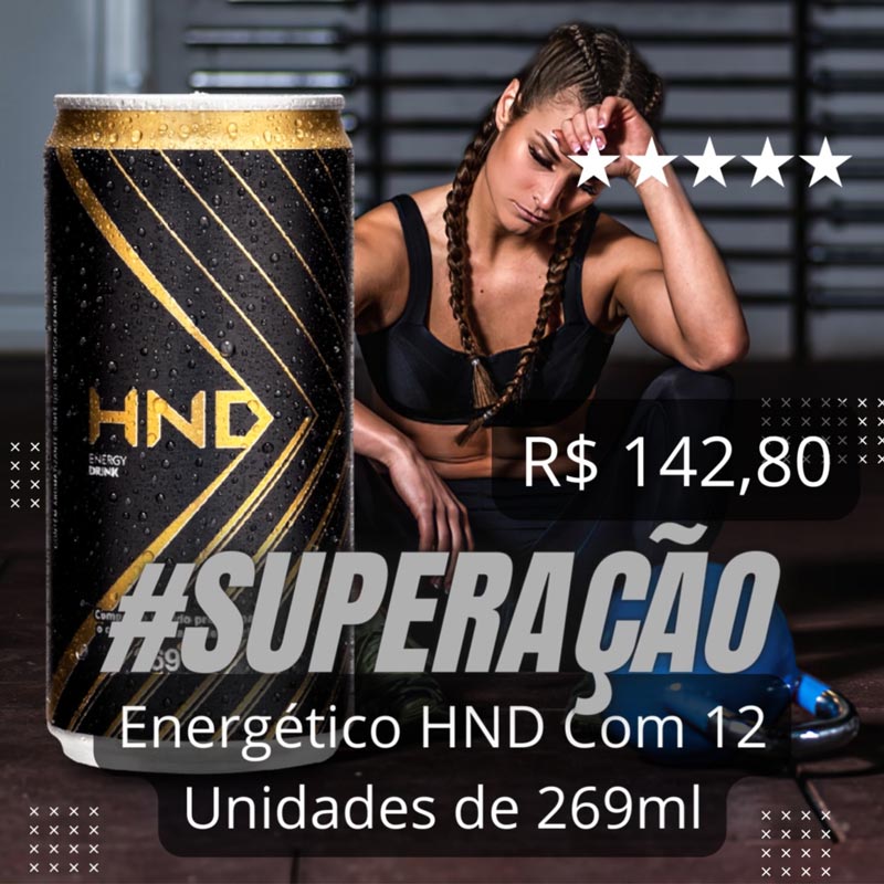 Energético HND Com 12 Unidades de 269ml