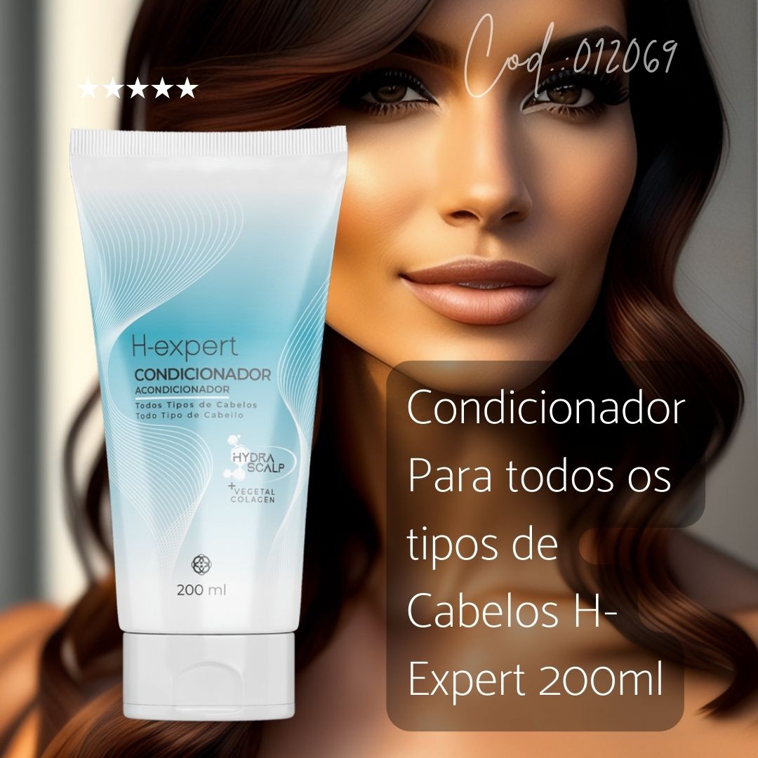 Condicionador Para todos os tipos de Cabelos H-Expert 200ml