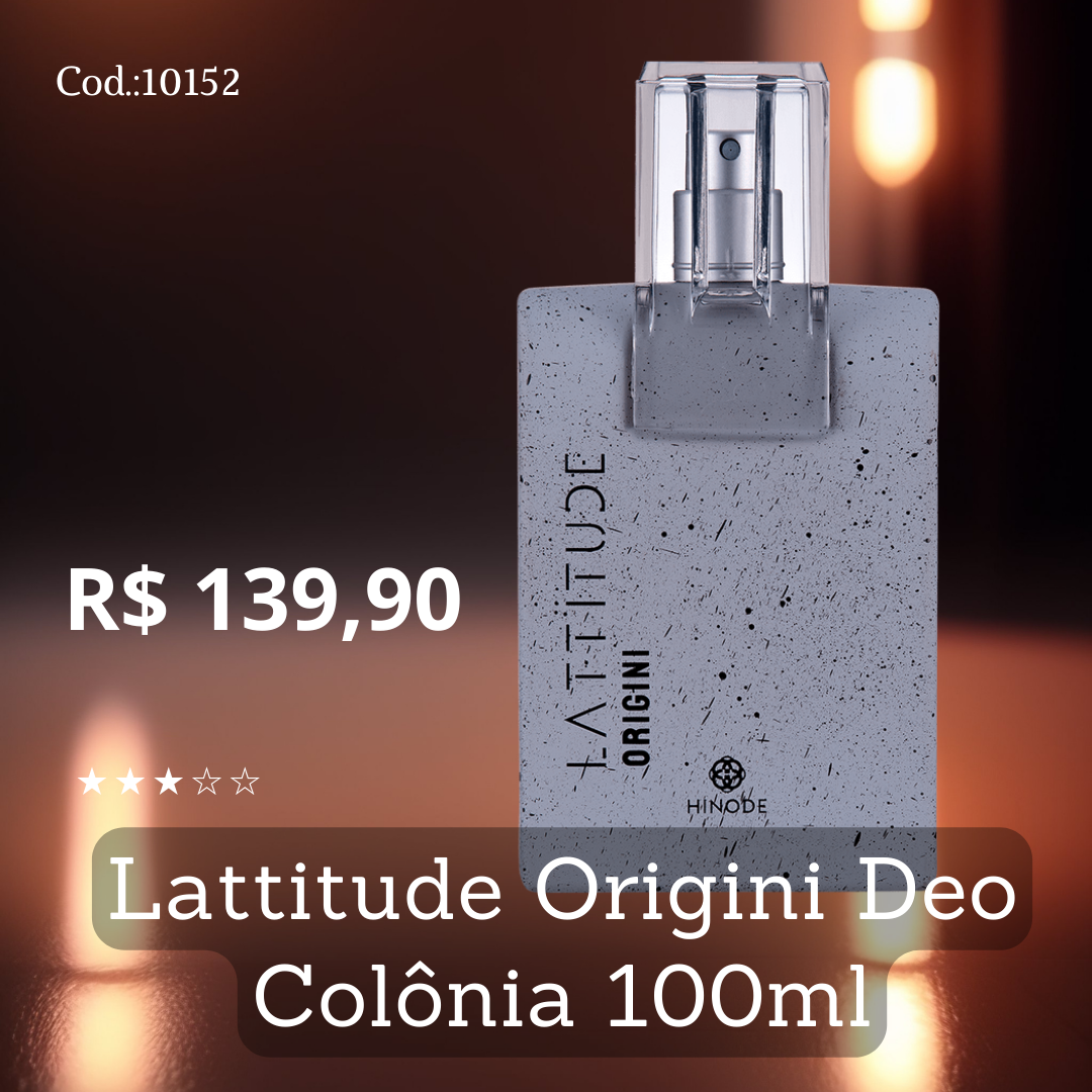 Lattitude Origini Deo Colônia 100ml