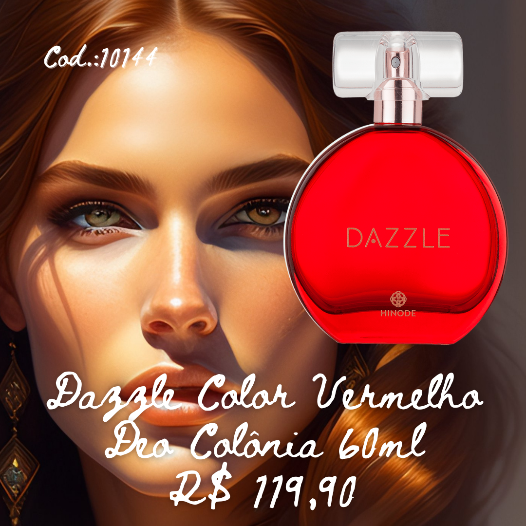 Dazzle Color Vermelho Deo Colônia 60ml