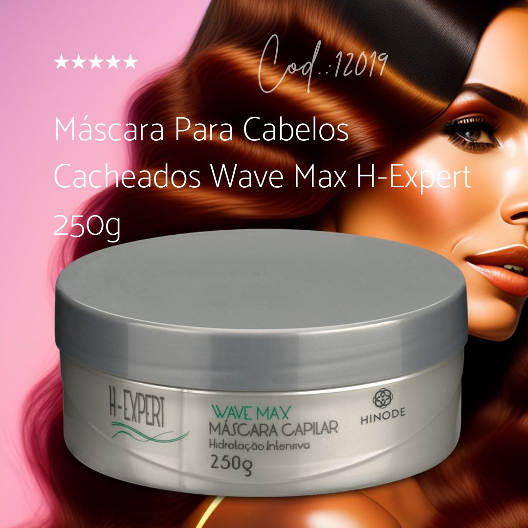 Máscara Para Cabelos Cacheados Wave Max H-Expert 250