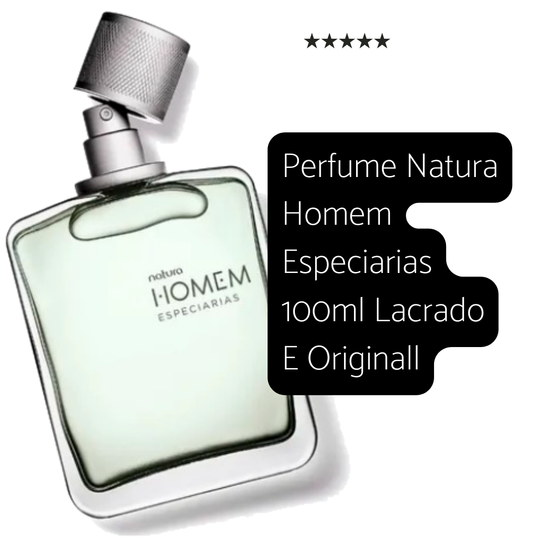 Perfume Natura Homem Especiarias 100ml Lacrado E Original