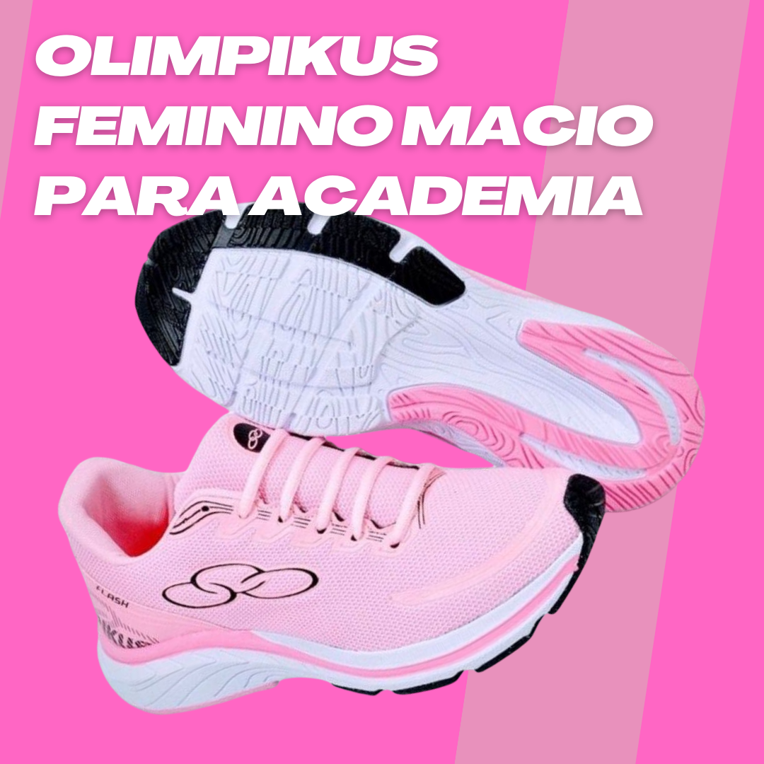 Tênis Olimpikus Feminino Macio Para Academia e Caminhada